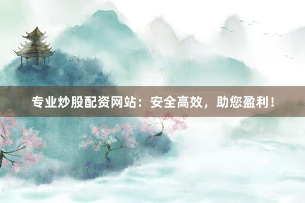 专业炒股配资网站：安全高效，助您盈利！