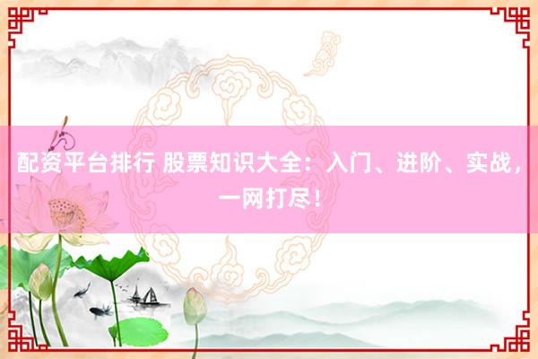 配资平台排行 股票知识大全：入门、进阶、实战，一网打尽！