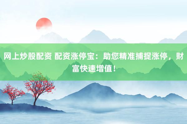 网上炒股配资 配资涨停宝：助您精准捕捉涨停，财富快速增值！
